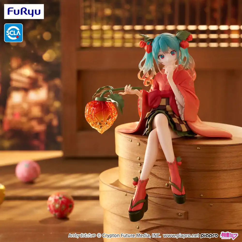 Hatsune Miku Noodle Stopper PVC-Statue Flower Fairy Winter Cherry 15 cm Produktfoto