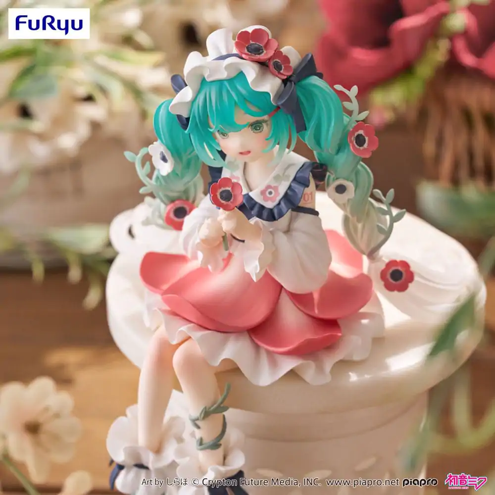 Hatsune Miku Noodle Stopper PVC Statue Hatsune Miku Flower Fairy Anemone 14 cm Produktfoto