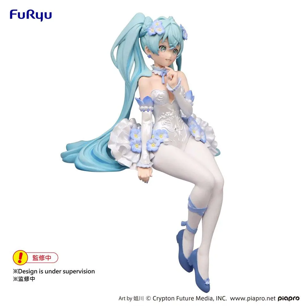 Hatsune Miku Noodle Stopper PVC Statue Hatsune Miku / Flower Fairy Nemophila Ver. 15 cm Produktfoto