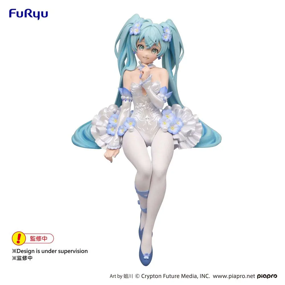 Hatsune Miku Noodle Stopper PVC Statue Hatsune Miku / Flower Fairy Nemophila Ver. 15 cm Produktfoto