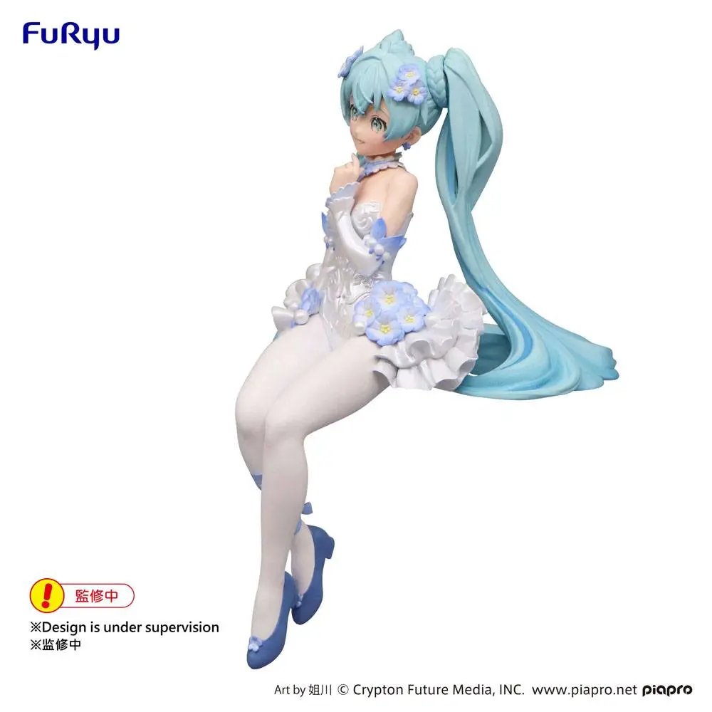 Hatsune Miku Noodle Stopper PVC Statue Hatsune Miku / Flower Fairy Nemophila Ver. 15 cm Produktfoto