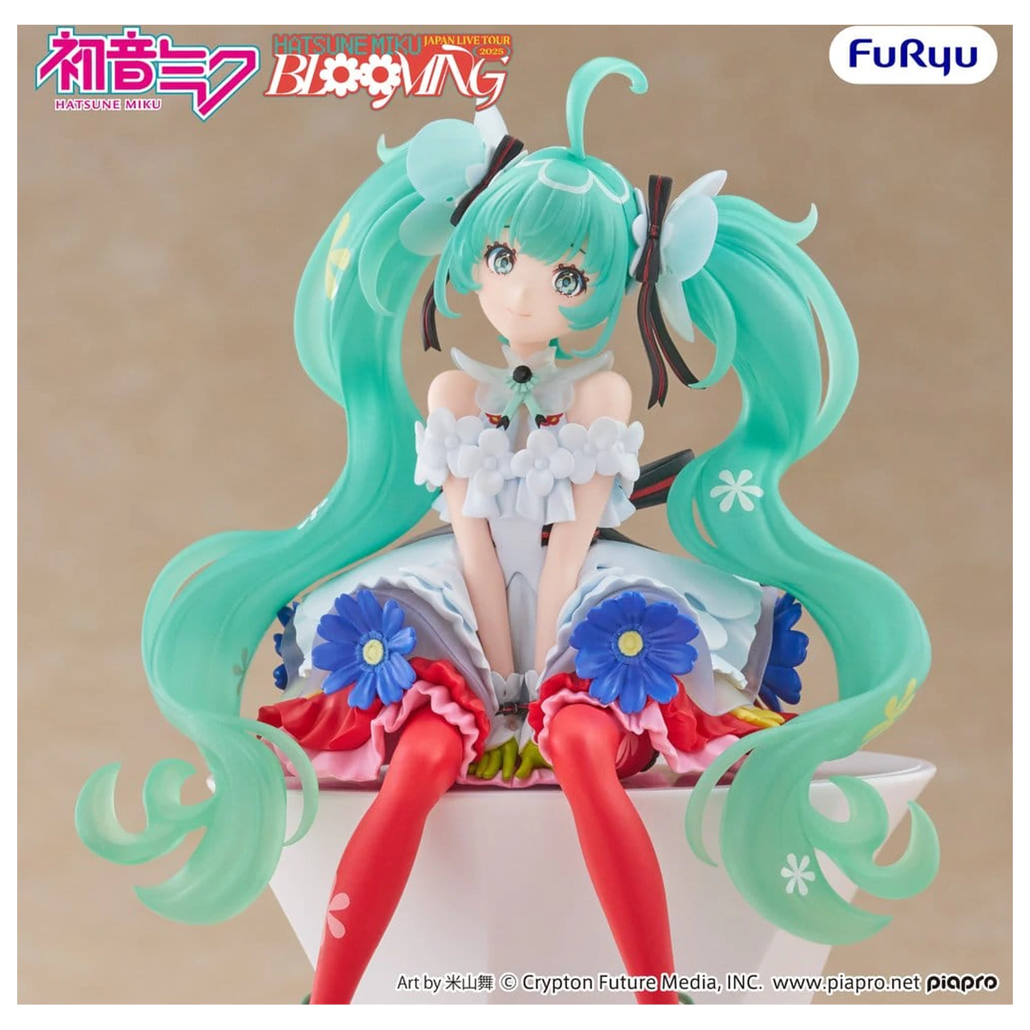 Hatsune Miku Noodle Stopper PVC Statue Hatsune Miku Japan Live Tour 2025 Blooming 14 cm Produktfoto