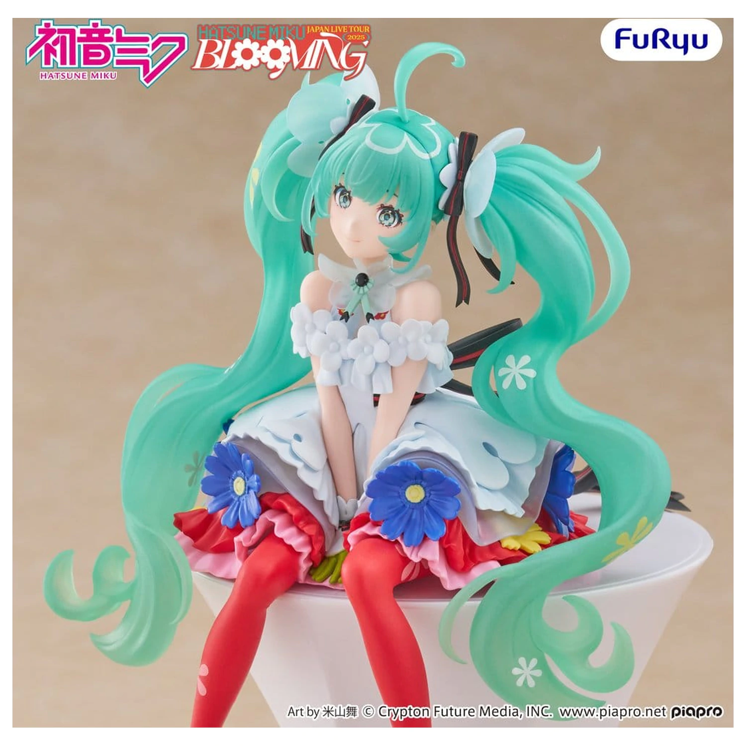 Hatsune Miku Noodle Stopper PVC Statue Hatsune Miku Japan Live Tour 2025 Blooming 14 cm Produktfoto