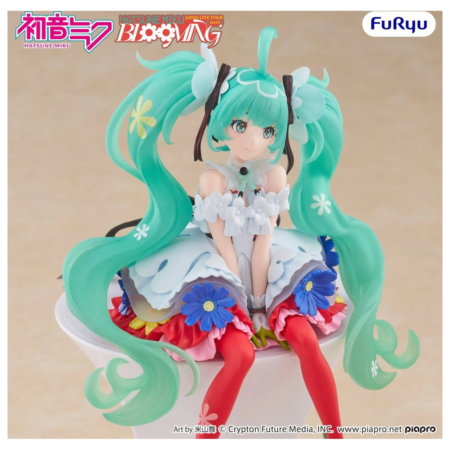 Hatsune Miku Noodle Stopper PVC Statue Hatsune Miku Japan Live Tour 2025 Blooming 14 cm Produktfoto