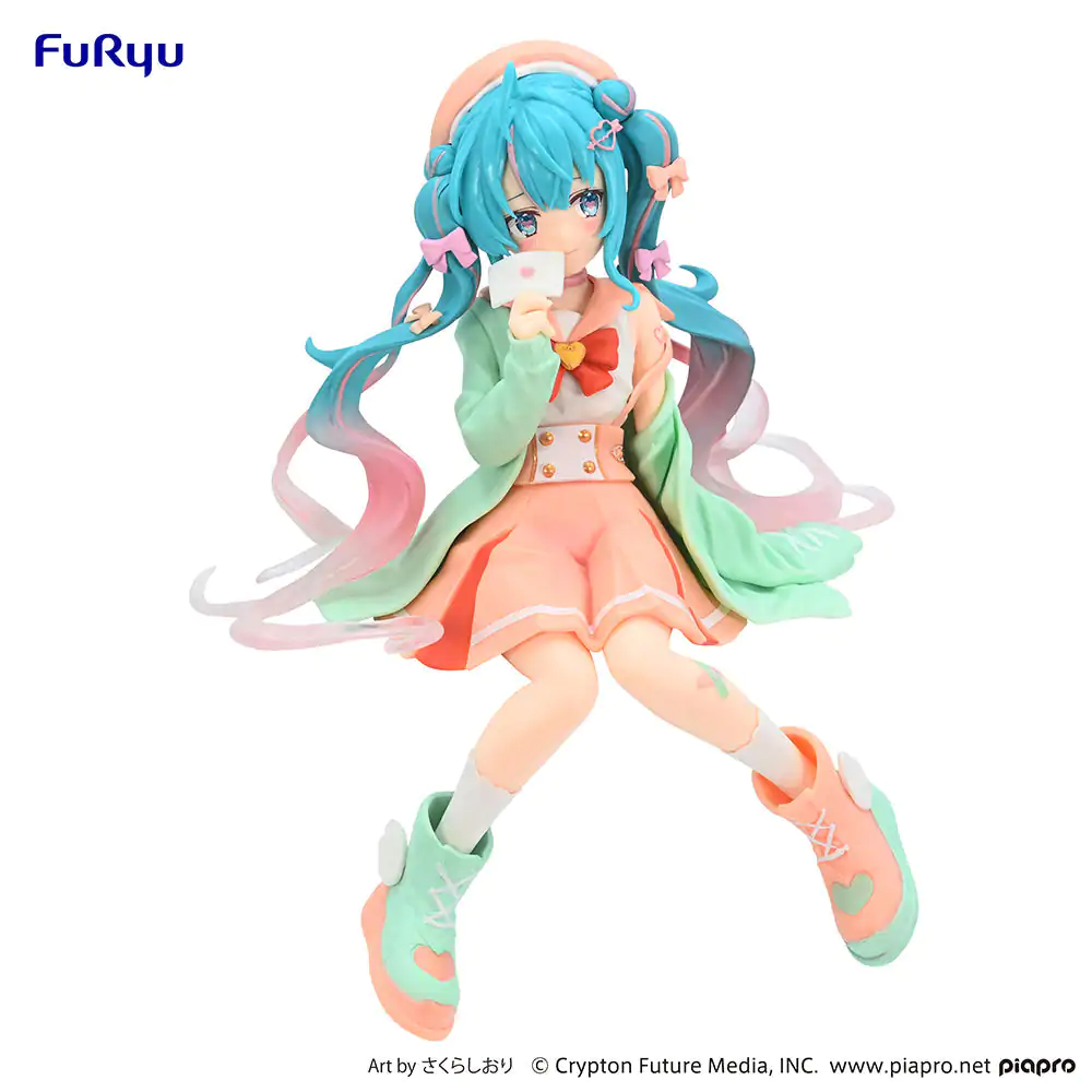 Hatsune Miku Noodle Stopper PVC Statue Hatsune Miku / Love Sailor Citrus Cream Ver. 14 cm Produktfoto