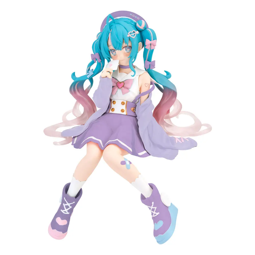 Hatsune Miku Noodle Stopper PVC Statue Hatsune Miku Love Sailor Purple Color Ver. 13 cm Produktfoto