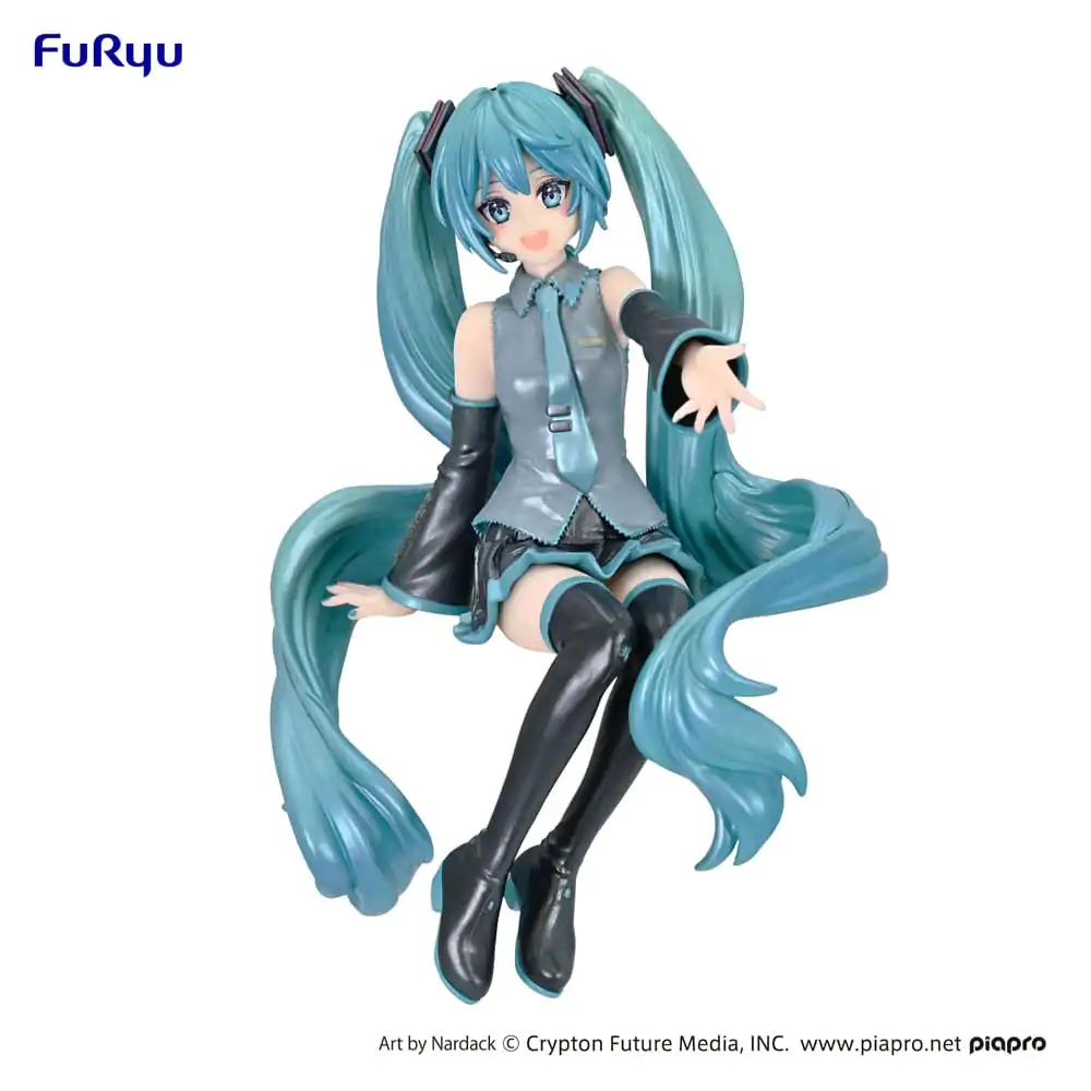 Hatsune Miku Noodle Stopper PVC Statue Hatsune Miku Nardack Pearl Color Ver. 14 cm Produktfoto