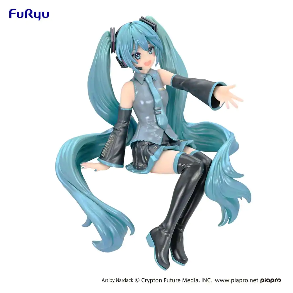 Hatsune Miku Noodle Stopper PVC Statue Hatsune Miku Nardack Pearl Color Ver. 14 cm Produktfoto