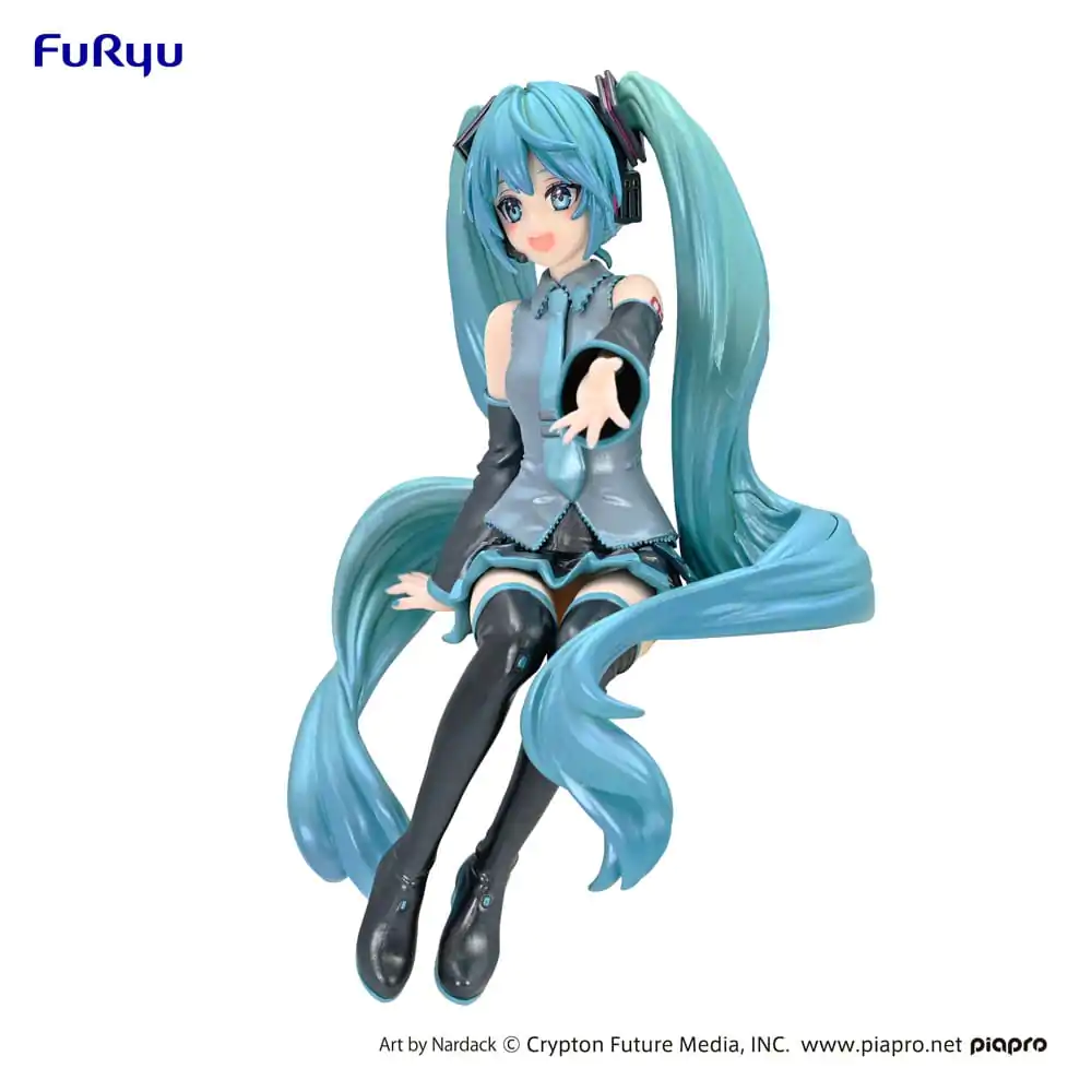 Hatsune Miku Noodle Stopper PVC Statue Hatsune Miku Nardack Pearl Color Ver. 14 cm Produktfoto