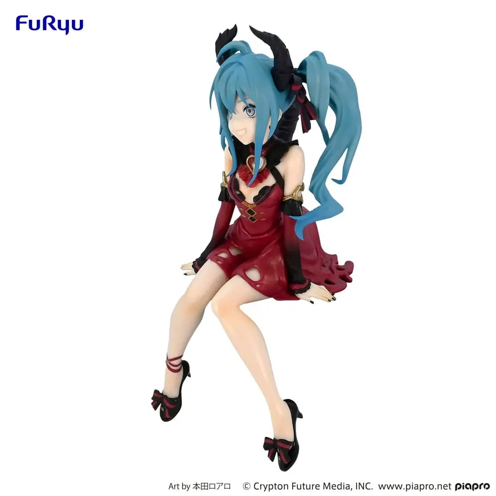 Hatsune Miku Noodle Stopper PVC Statue Hatsune Miku Villain Red Color ver. 16 cm termékfotó