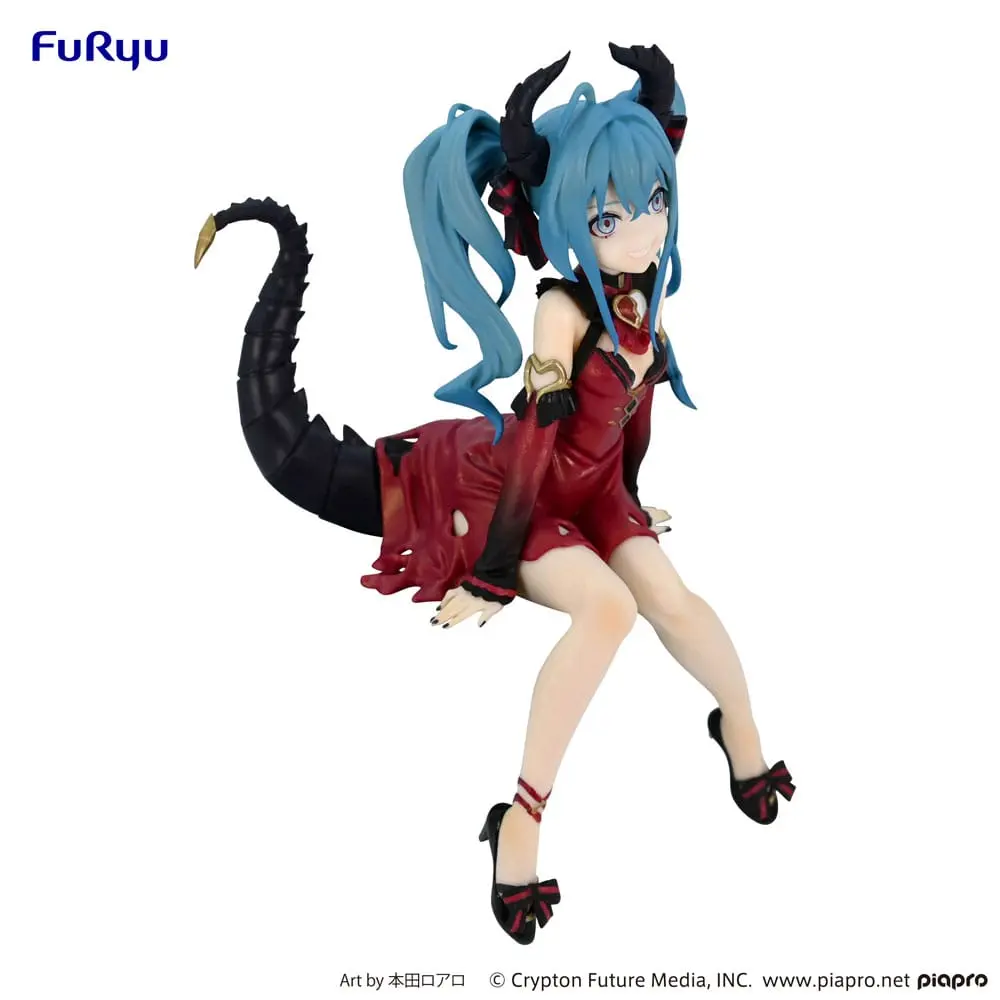 Hatsune Miku Noodle Stopper PVC Statue Hatsune Miku Villain Red Color ver. 16 cm termékfotó