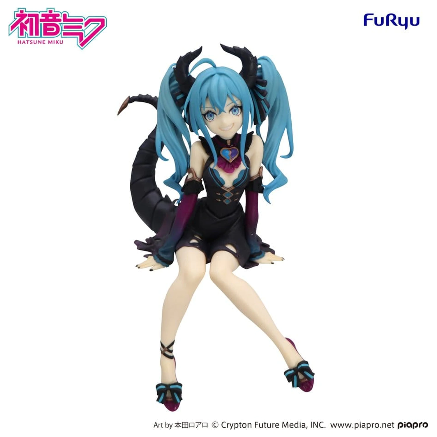 Hatsune Miku Noodle Stopper PVC Figur Hatsune Miku Villain Ver. 16 cm Produktfoto