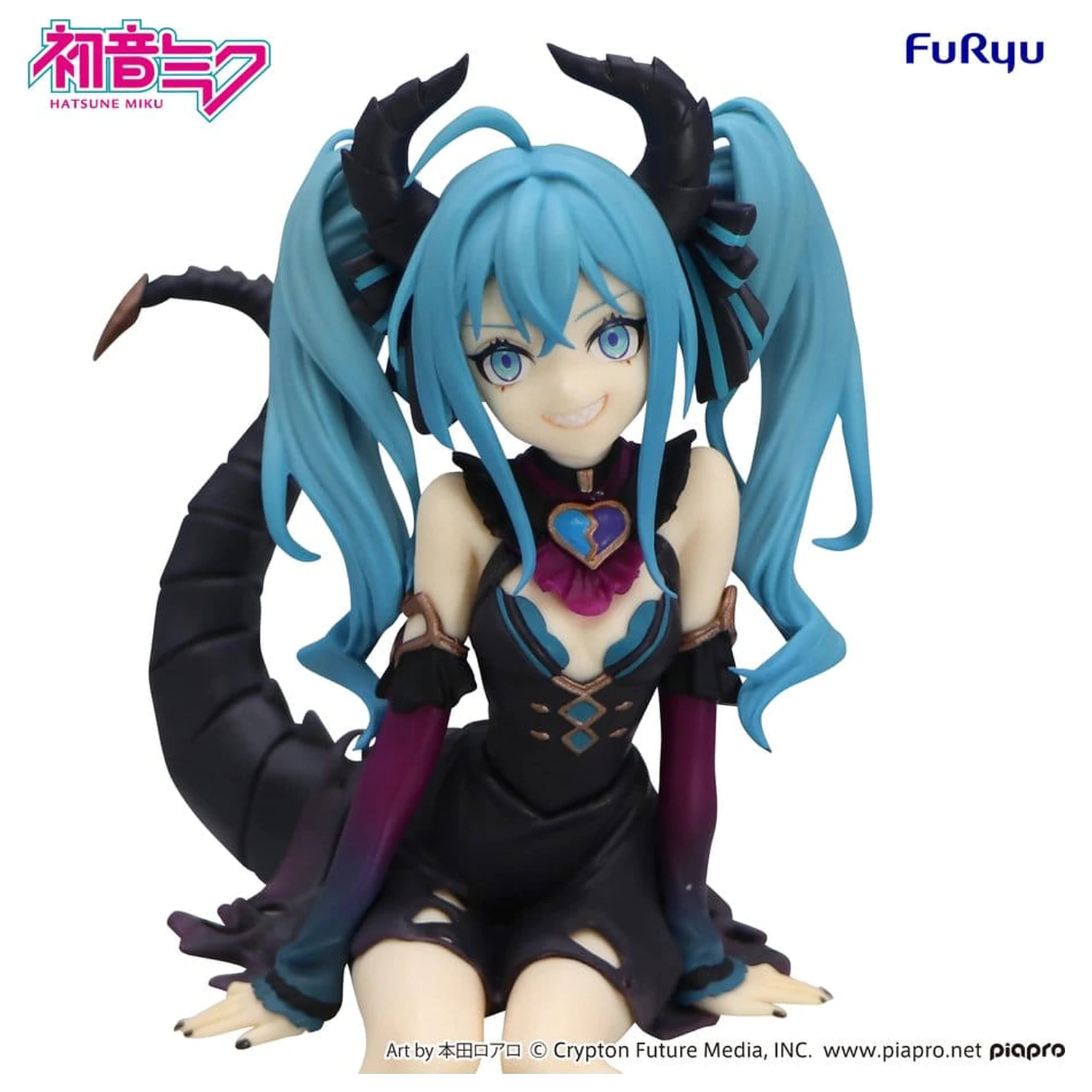 Hatsune Miku Noodle Stopper PVC Figur Hatsune Miku Villain Ver. 16 cm Produktfoto