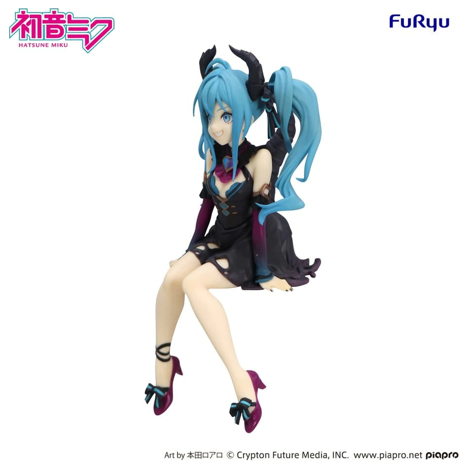 Hatsune Miku Noodle Stopper PVC Figur Hatsune Miku Villain Ver. 16 cm Produktfoto
