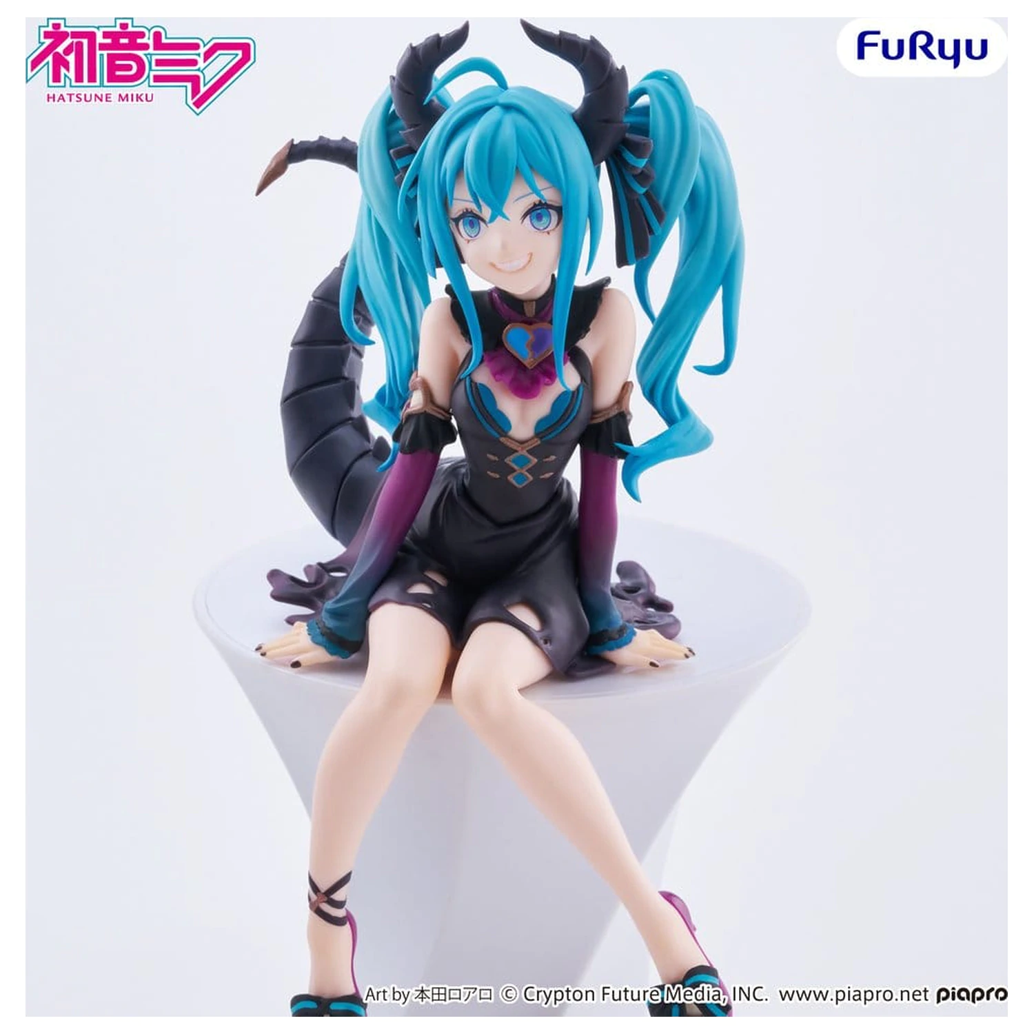 Hatsune Miku Noodle Stopper PVC Figur Hatsune Miku Villain Ver. 16 cm Produktfoto