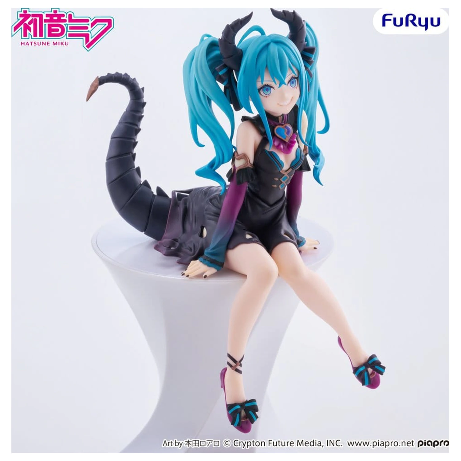 Hatsune Miku Noodle Stopper PVC Figur Hatsune Miku Villain Ver. 16 cm Produktfoto