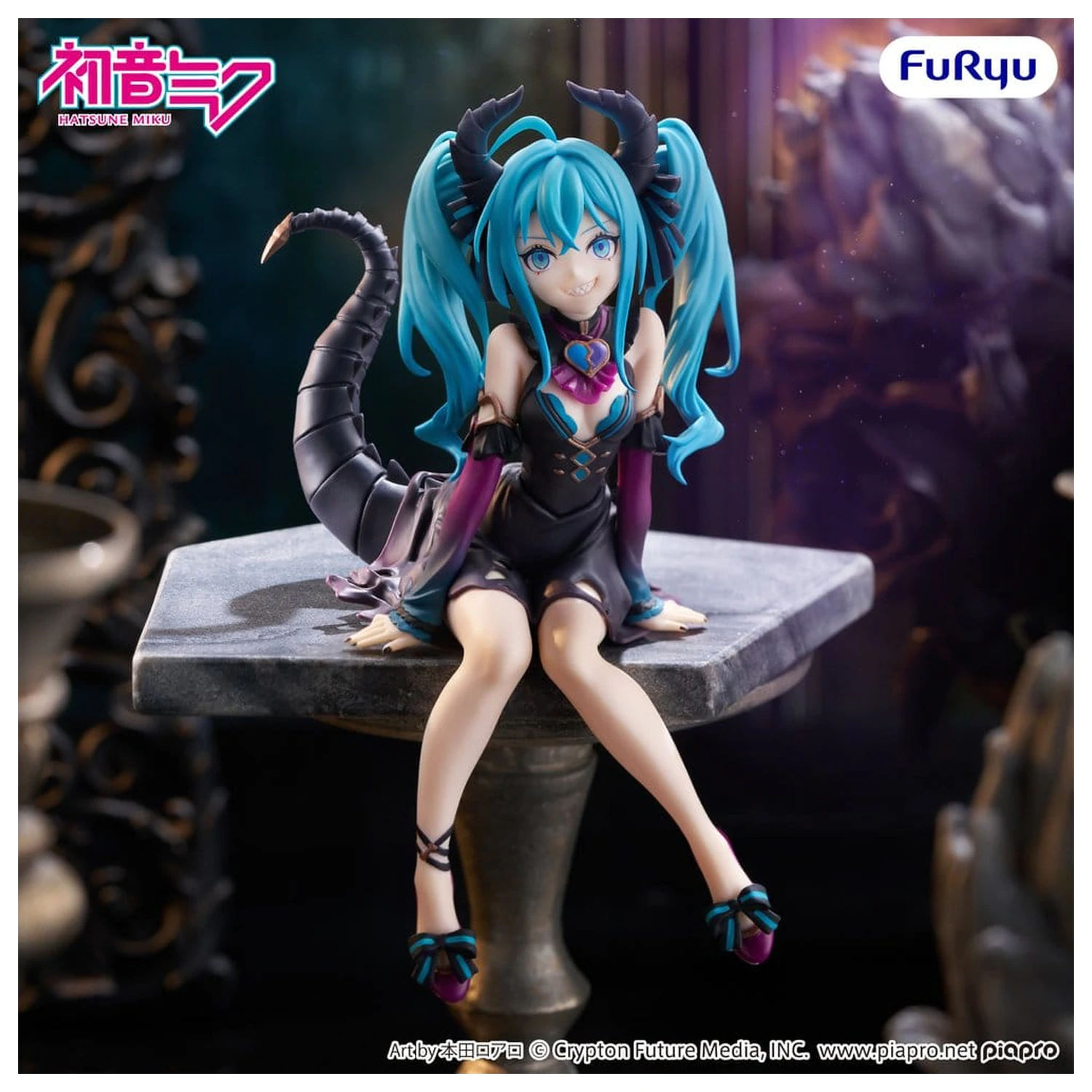 Hatsune Miku Noodle Stopper PVC Figur Hatsune Miku Villain Ver. 16 cm Produktfoto