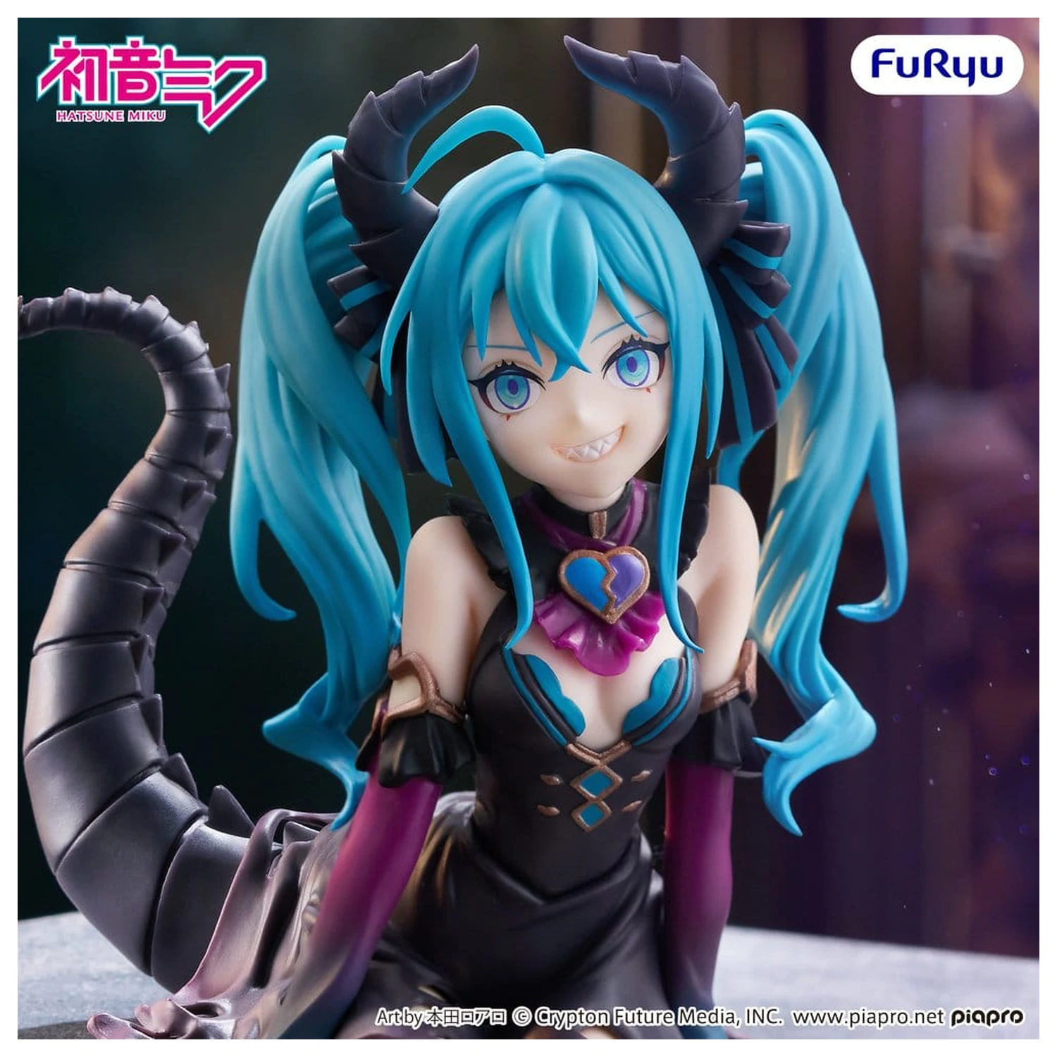 Hatsune Miku Noodle Stopper PVC Figur Hatsune Miku Villain Ver. 16 cm Produktfoto