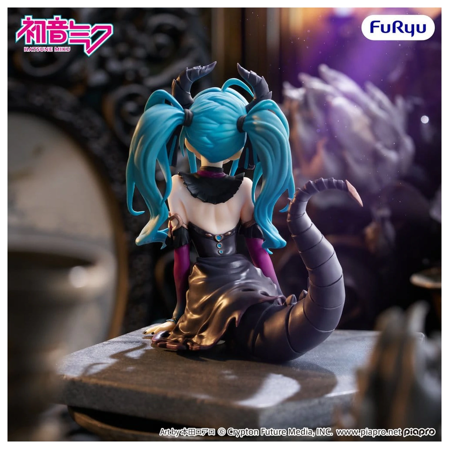 Hatsune Miku Noodle Stopper PVC Figur Hatsune Miku Villain Ver. 16 cm Produktfoto