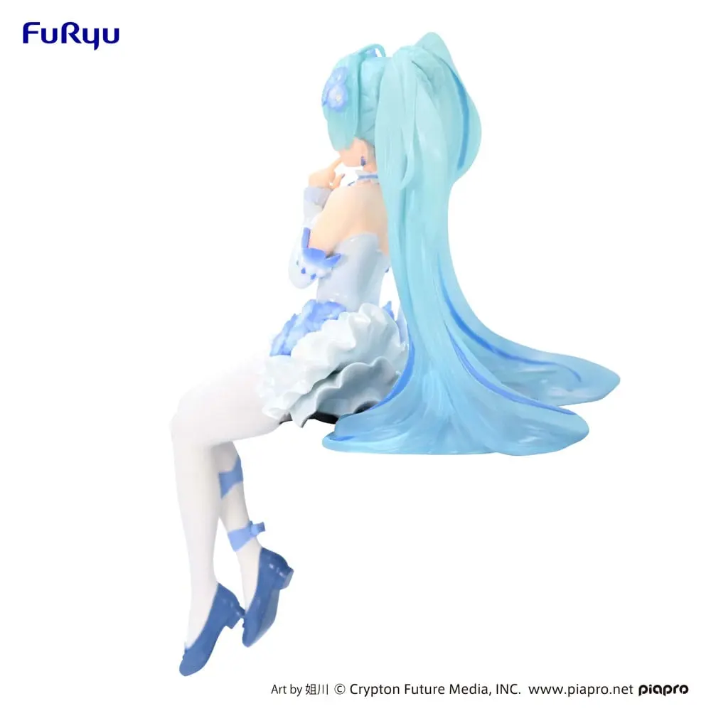 Hatsune Miku Noodle Stopper PVC Statue Miku Flower Fairy Nemophila 15 cm Produktfoto