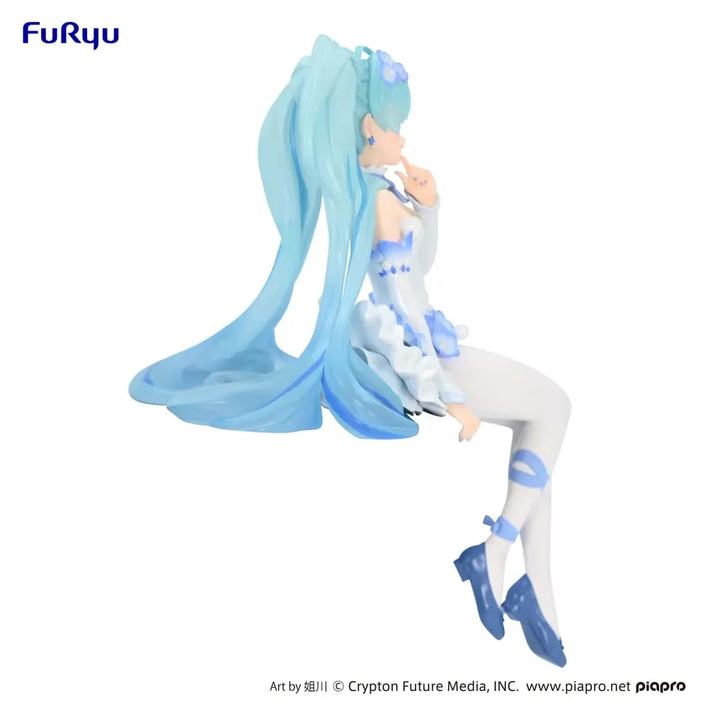Hatsune Miku Noodle Stopper PVC Statue Miku Flower Fairy Nemophila 15 cm Produktfoto
