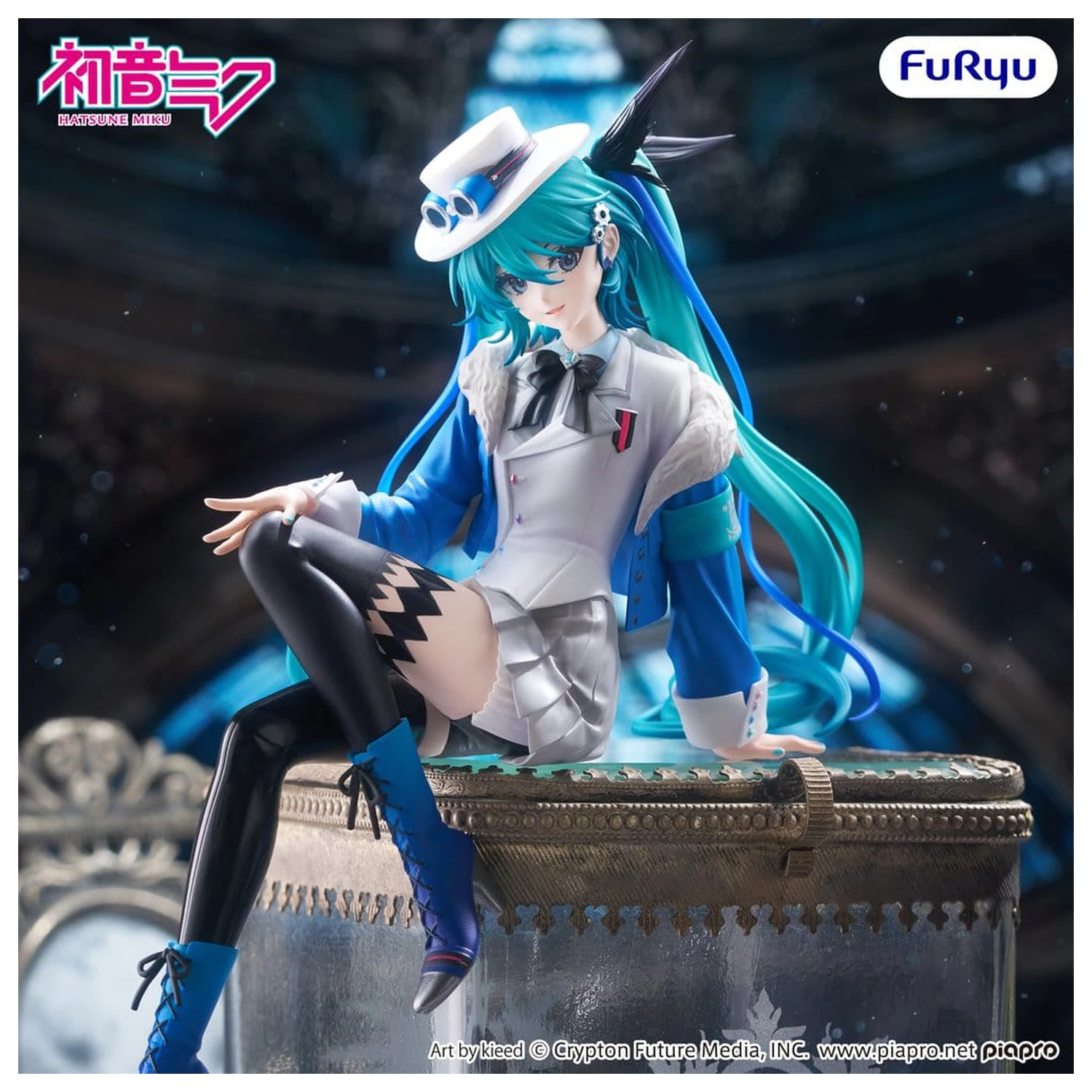 Hatsune Miku Nudel Stopper PVC Figur Miku with you 2025 Ver. 15 cm Produktfoto