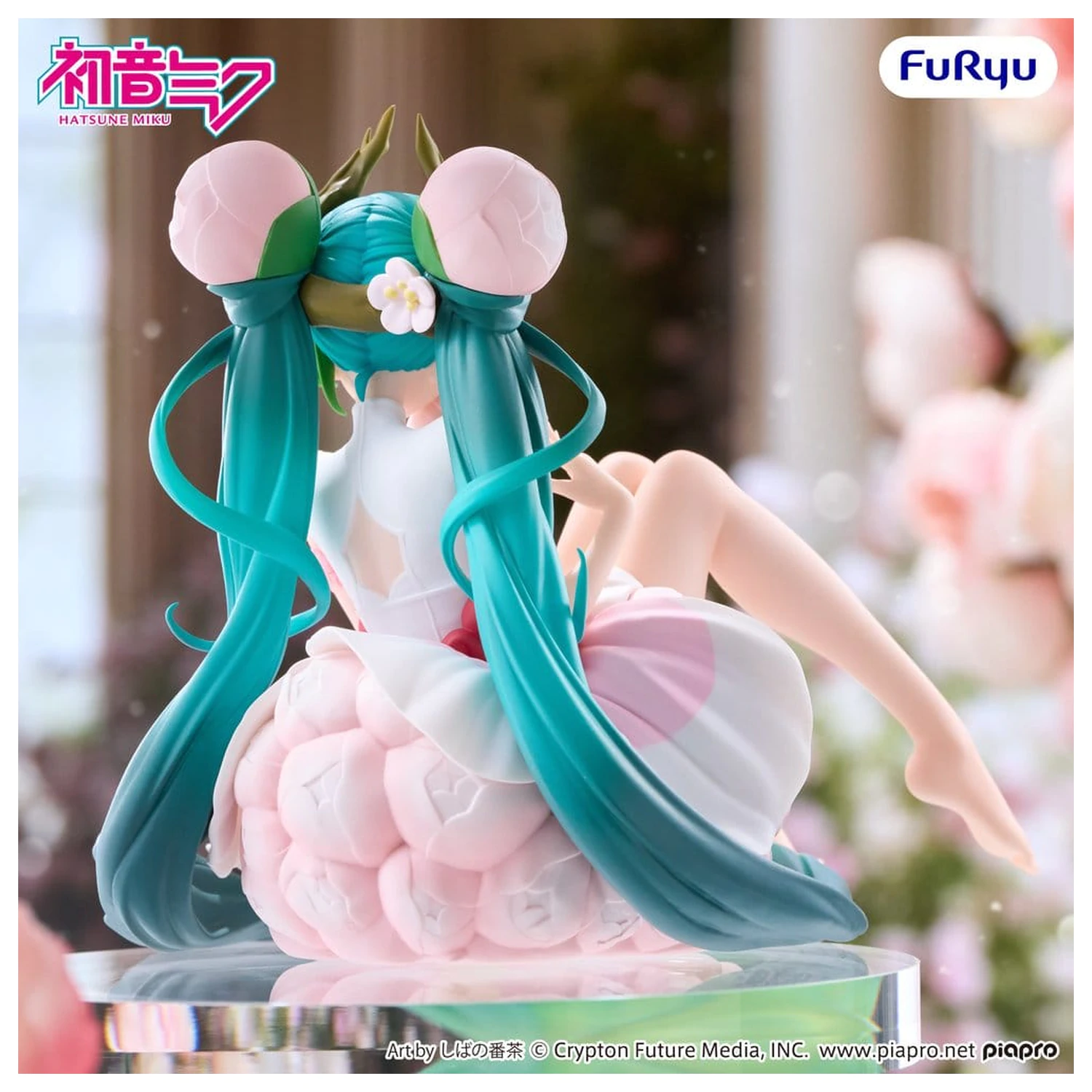 Hatsune Miku Noodle Stopper PVC Figur Flower Fairy White Plum Blossom 13 cm Produktfoto