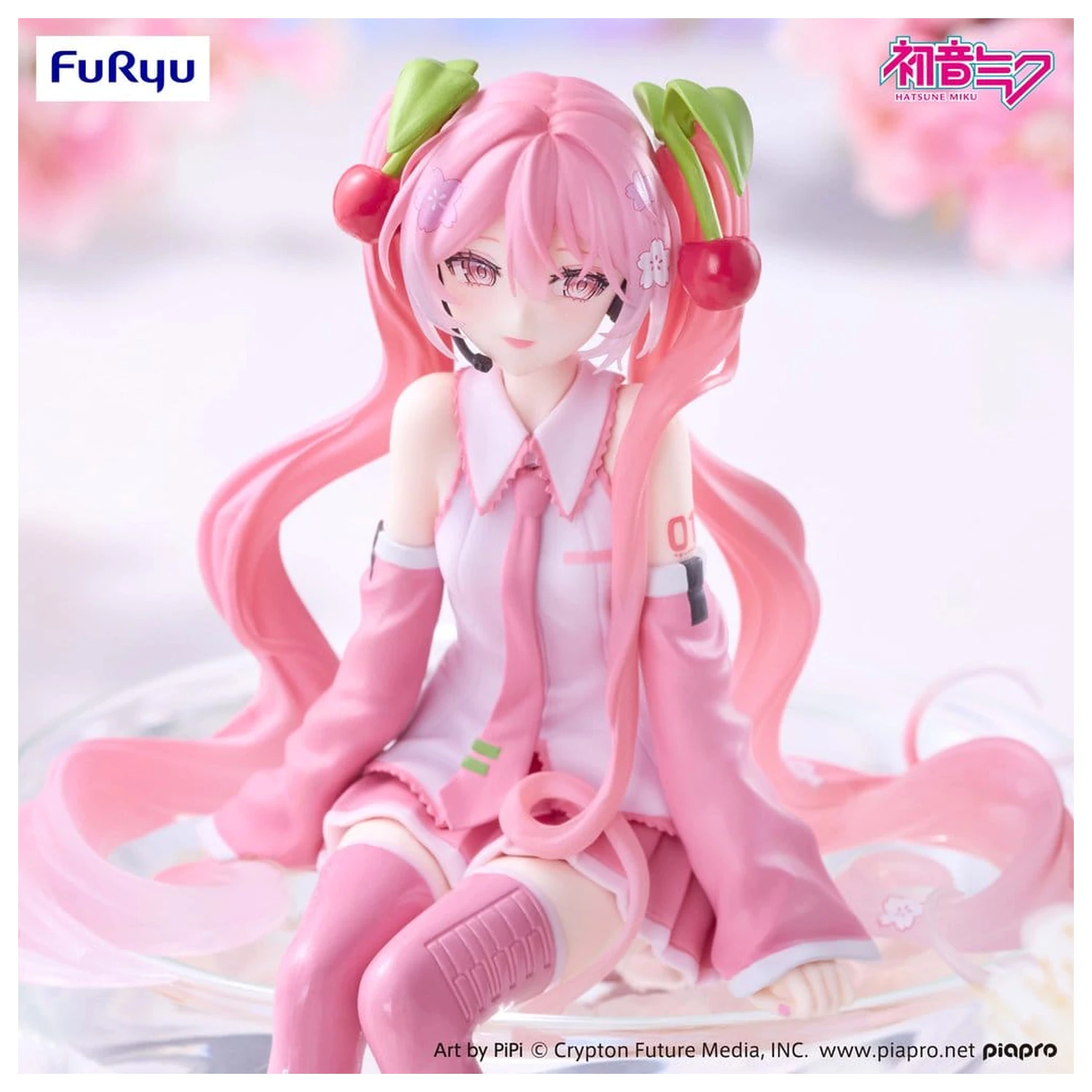 Hatsune Miku Noodle Stopper PVC Figur Sakura Miku 2026 Smile Ver. 14 Zentimeter Produktfoto