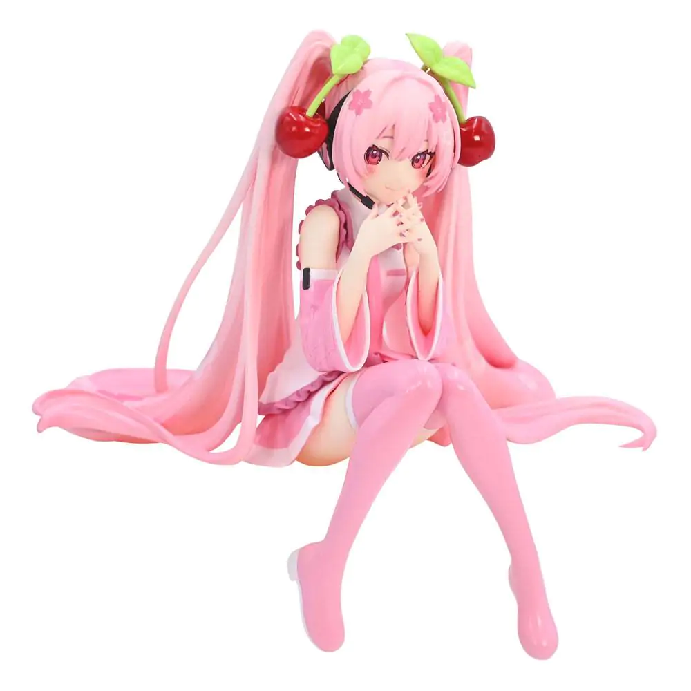 Hatsune Miku Noodle Stopper PVC Statue Sakura Miku 2023 14 cm Produktfoto