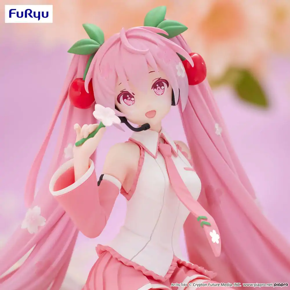 Hatsune Miku Noodle Stopper PVC Statue Sakura Miku 2024 15 cm termékfotó