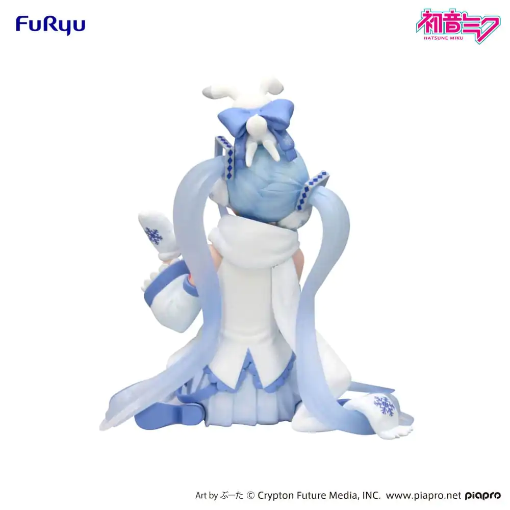Hatsune Miku Nudel Stopper PVC Statue Snow Miku Sky Town 10. Version 10 cm Produktfoto