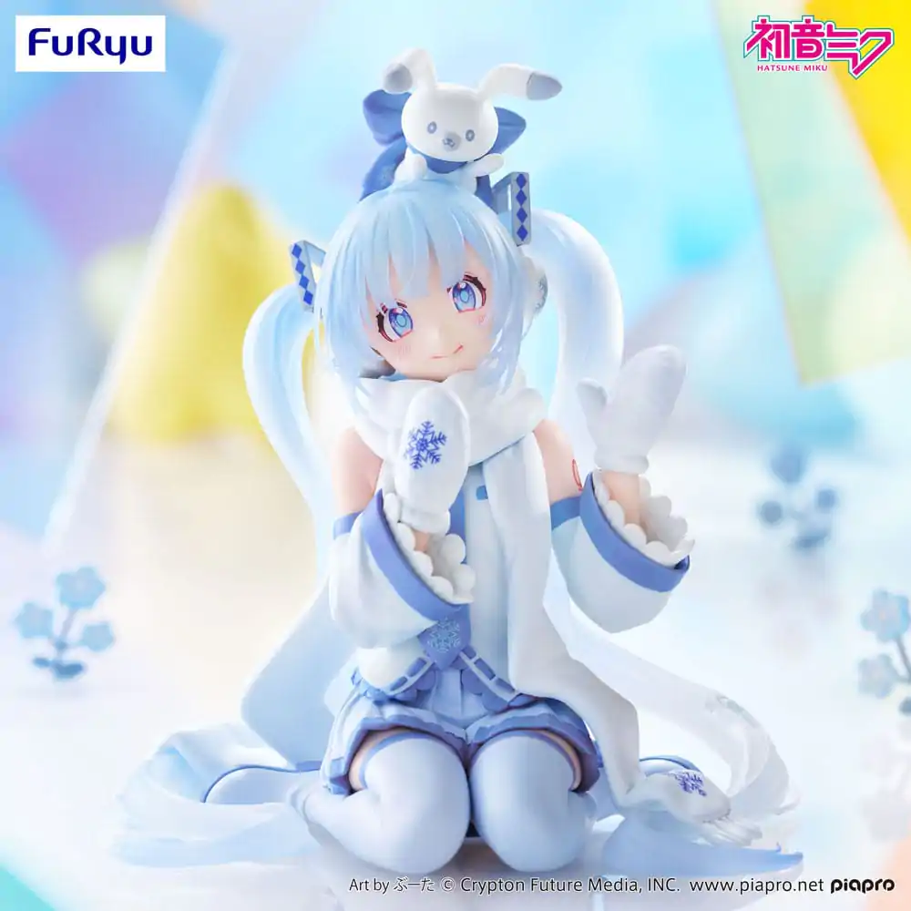 Hatsune Miku Nudel Stopper PVC Statue Snow Miku Sky Town 10. Version 10 cm Produktfoto