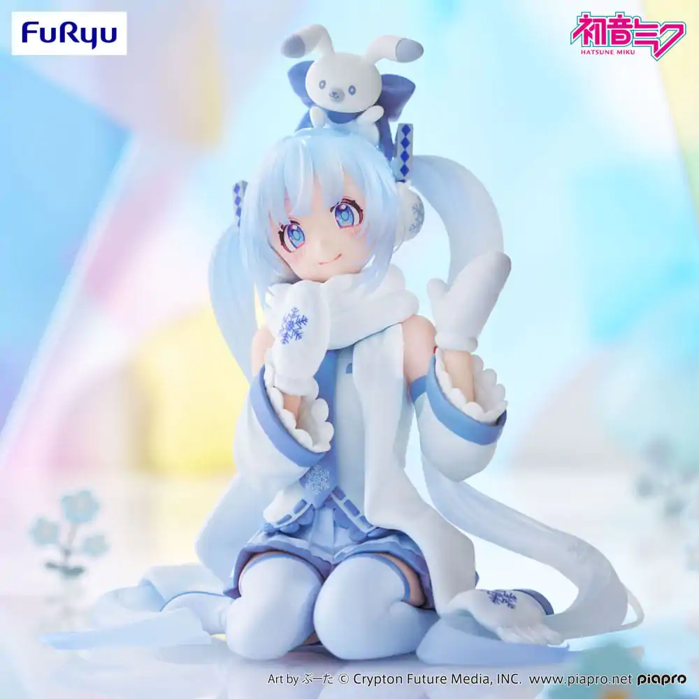 Hatsune Miku Nudel Stopper PVC Statue Snow Miku Sky Town 10. Version 10 cm Produktfoto