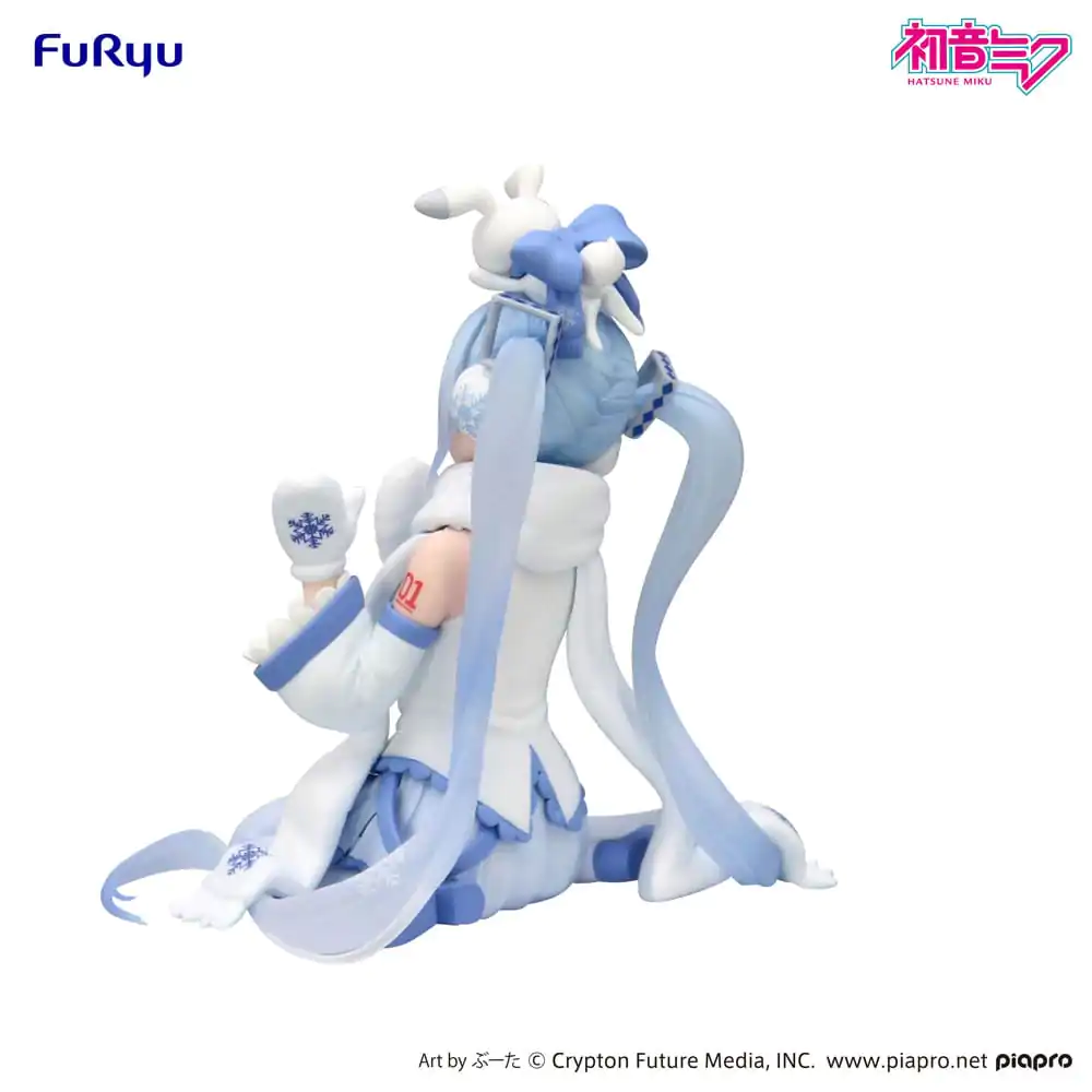 Hatsune Miku Nudel Stopper PVC Statue Snow Miku Sky Town 10. Version 10 cm Produktfoto