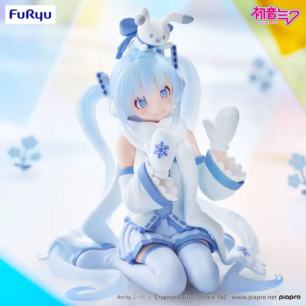 Hatsune Miku Nudel Stopper PVC Statue Snow Miku Sky Town 10. Version 10 cm Produktfoto