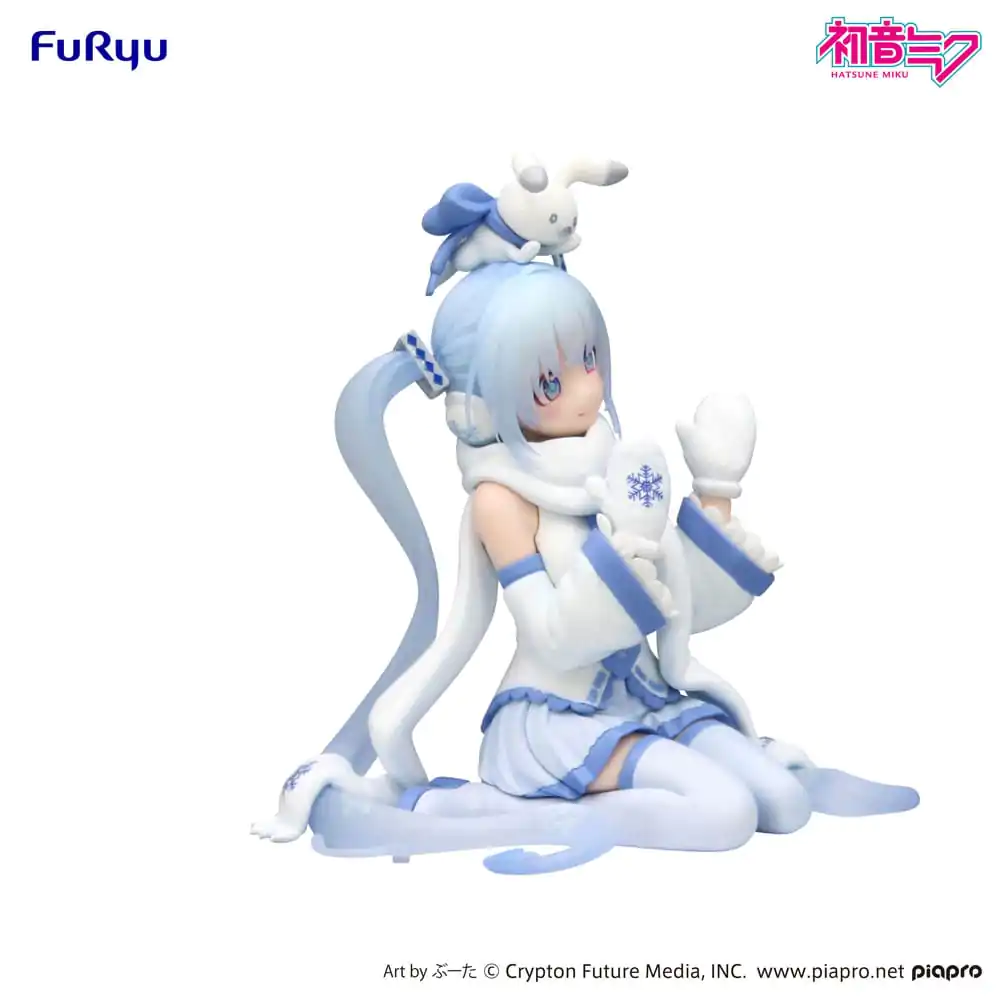 Hatsune Miku Nudel Stopper PVC Statue Snow Miku Sky Town 10. Version 10 cm Produktfoto