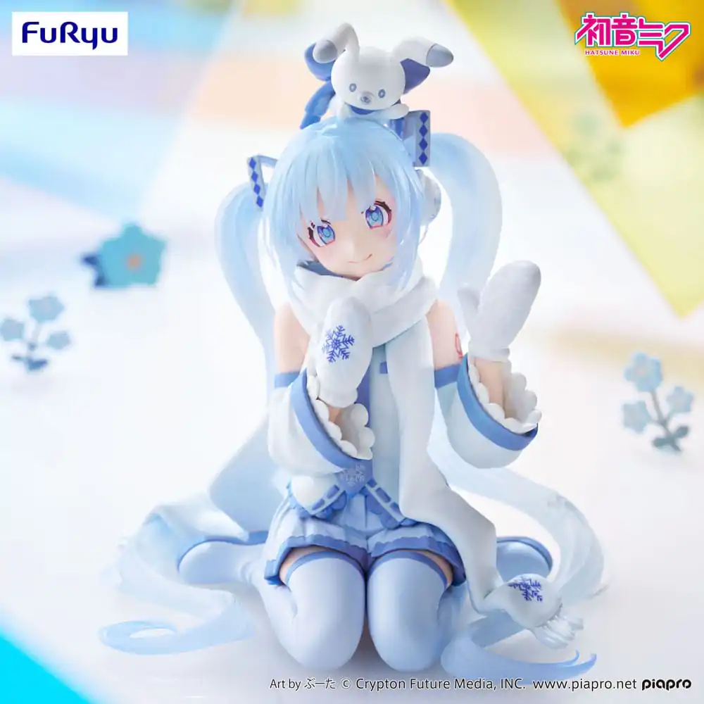 Hatsune Miku Nudel Stopper PVC Statue Snow Miku Sky Town 10. Version 10 cm Produktfoto
