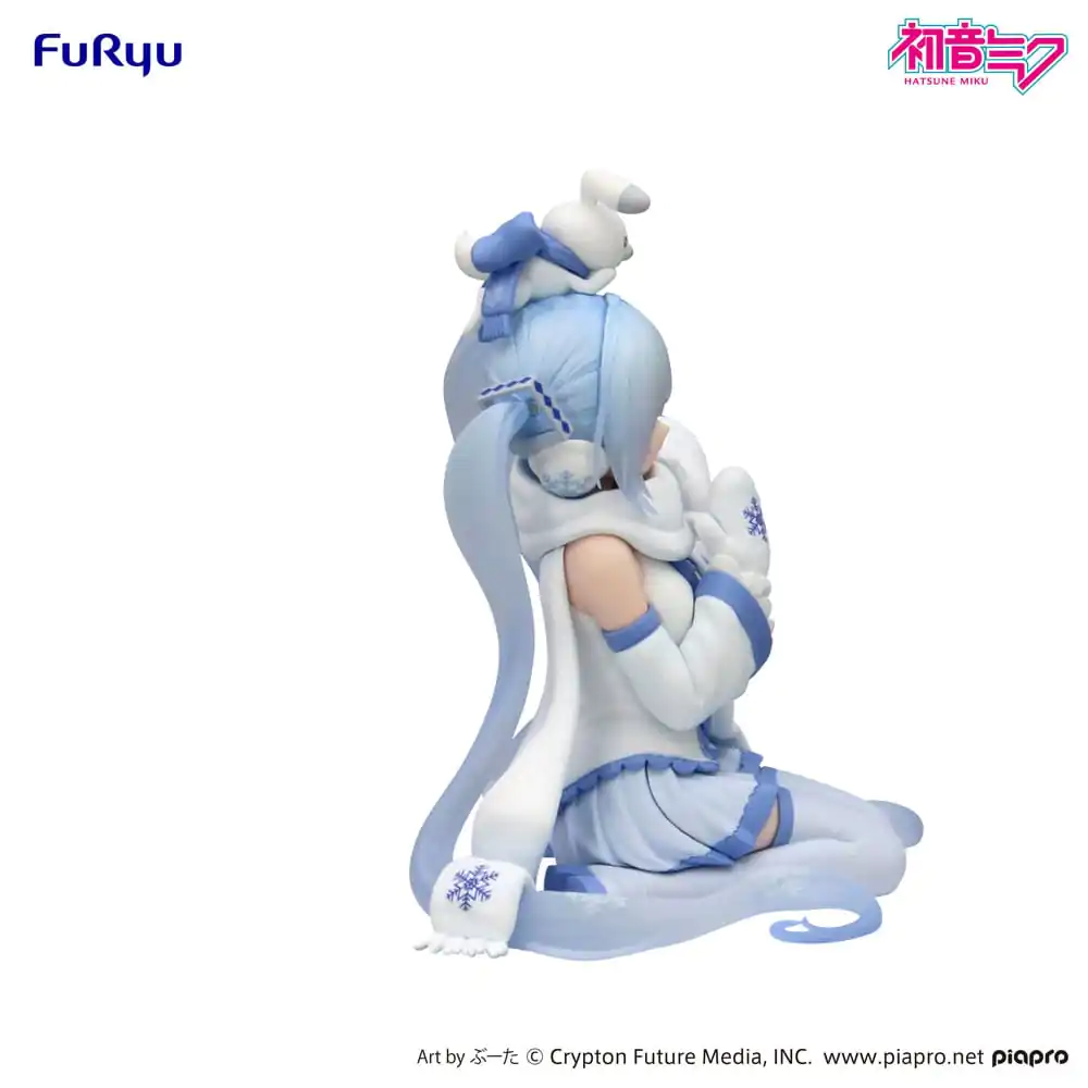 Hatsune Miku Nudel Stopper PVC Statue Snow Miku Sky Town 10. Version 10 cm Produktfoto