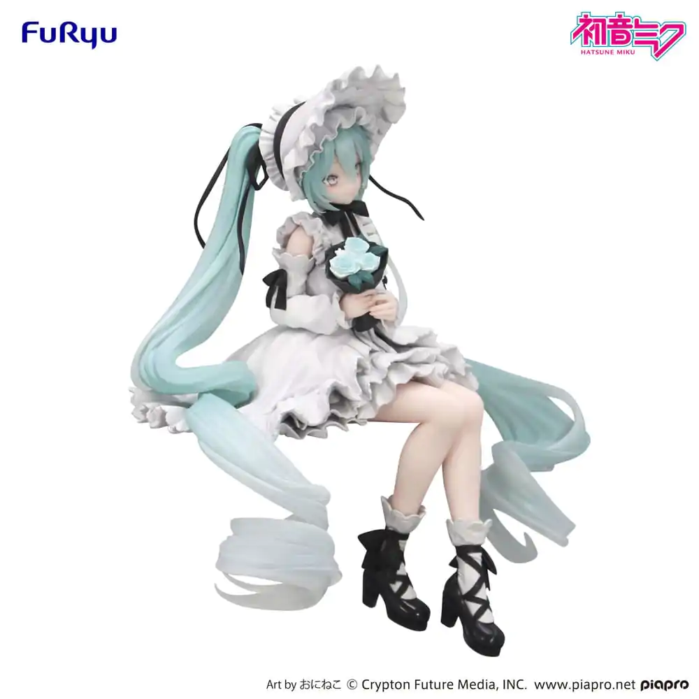 Hatsune Miku Nudelstopper PVC Statue Vintage Puppe Stil 15 cm Produktfoto