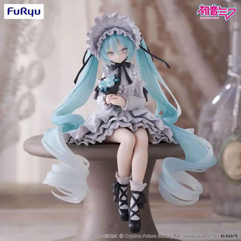 Hatsune Miku Nudelstopper PVC Statue Vintage Puppe Stil 15 cm Produktfoto