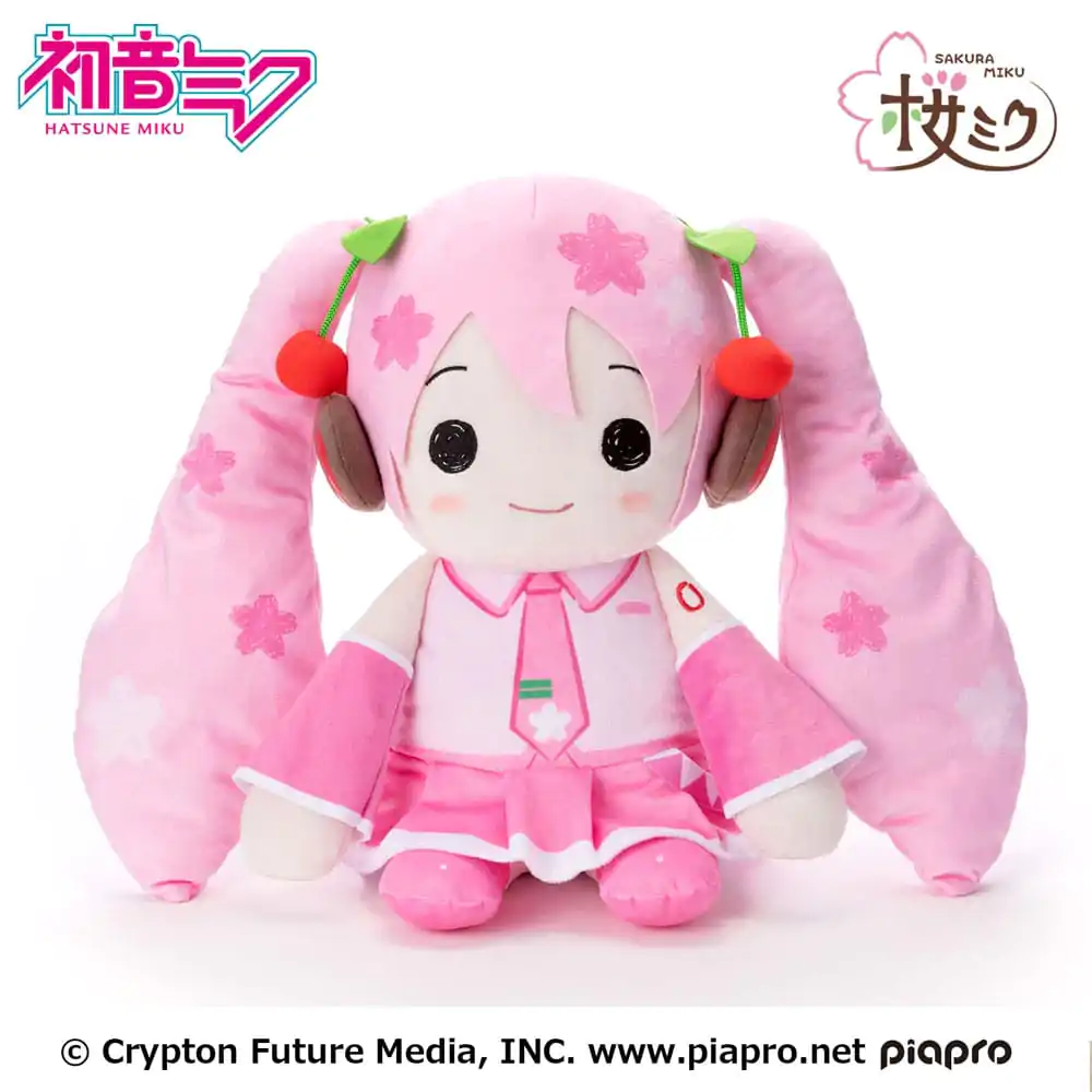 Hatsune Miku Pillowgurumi Plüschfigur Sakura Miku 44 cm Produktfoto