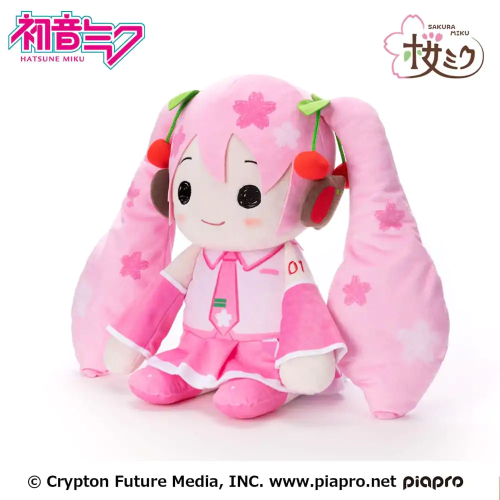 Hatsune Miku Pillowgurumi Plüschfigur Sakura Miku 44 cm Produktfoto