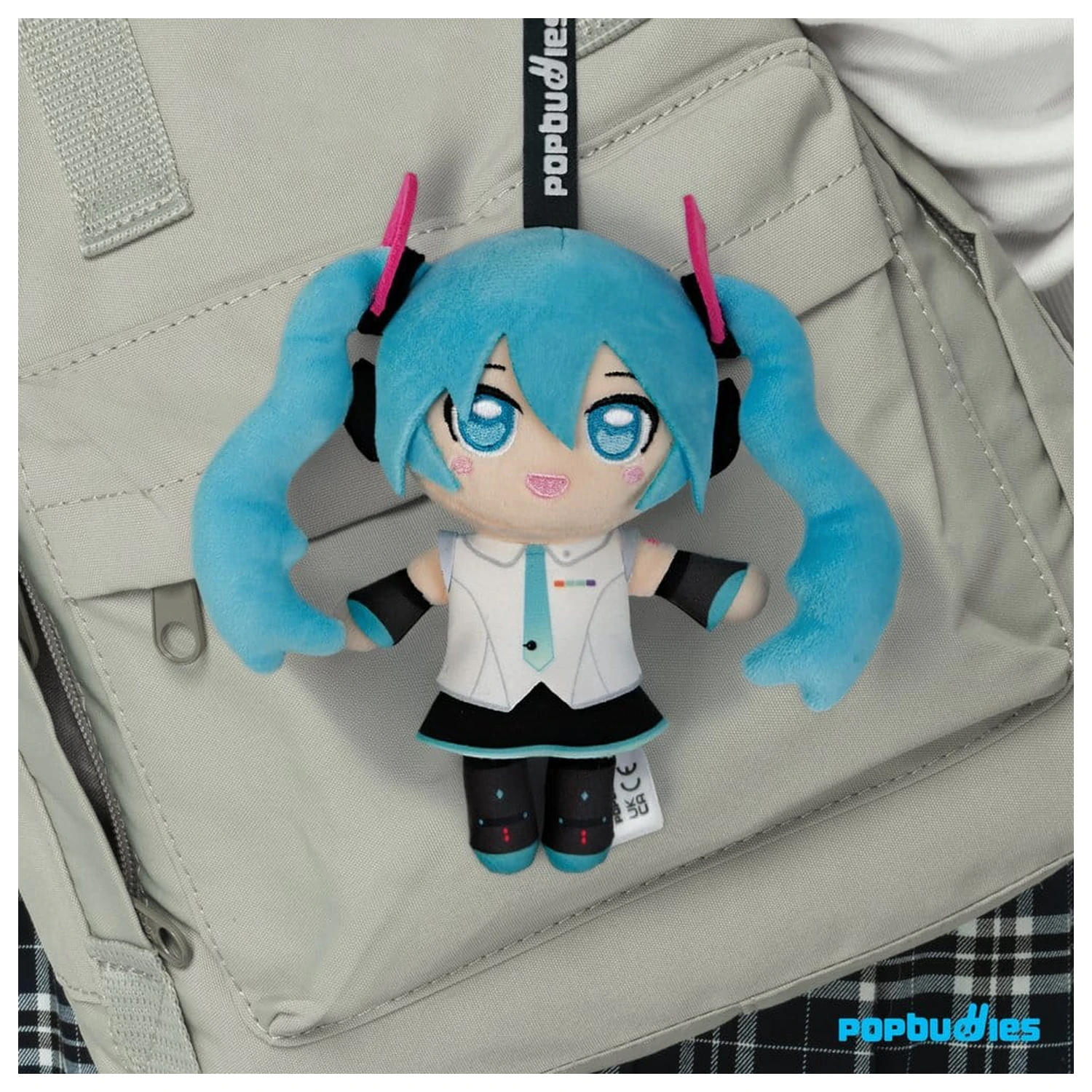 Hatsune Miku Plüsch Schlüsselanhänger V4X 15 cm Produktfoto
