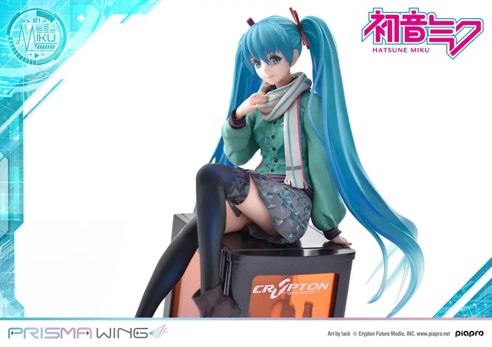 Hatsune Miku Prisma Wing PVC Statue 1/7 Hatsune Miku (Art by lack) 19 cm termékfotó