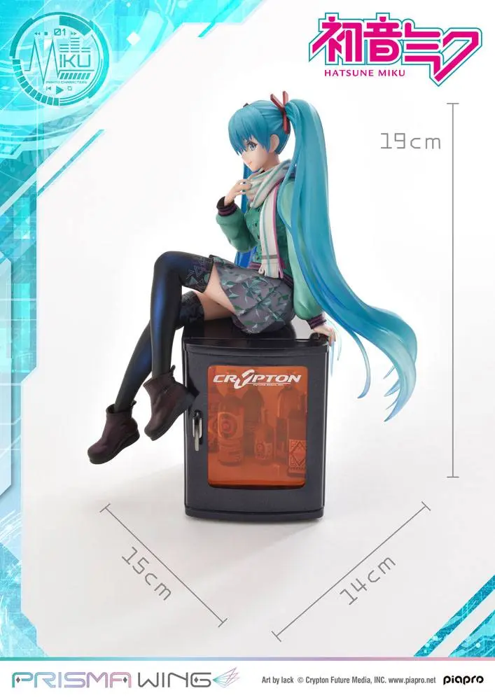 Hatsune Miku Prisma Wing PVC Statue 1/7 Hatsune Miku (Art by lack) 19 cm termékfotó