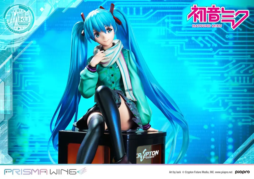 Hatsune Miku Prisma Wing PVC Statue 1/7 Hatsune Miku (Art by lack) 19 cm termékfotó