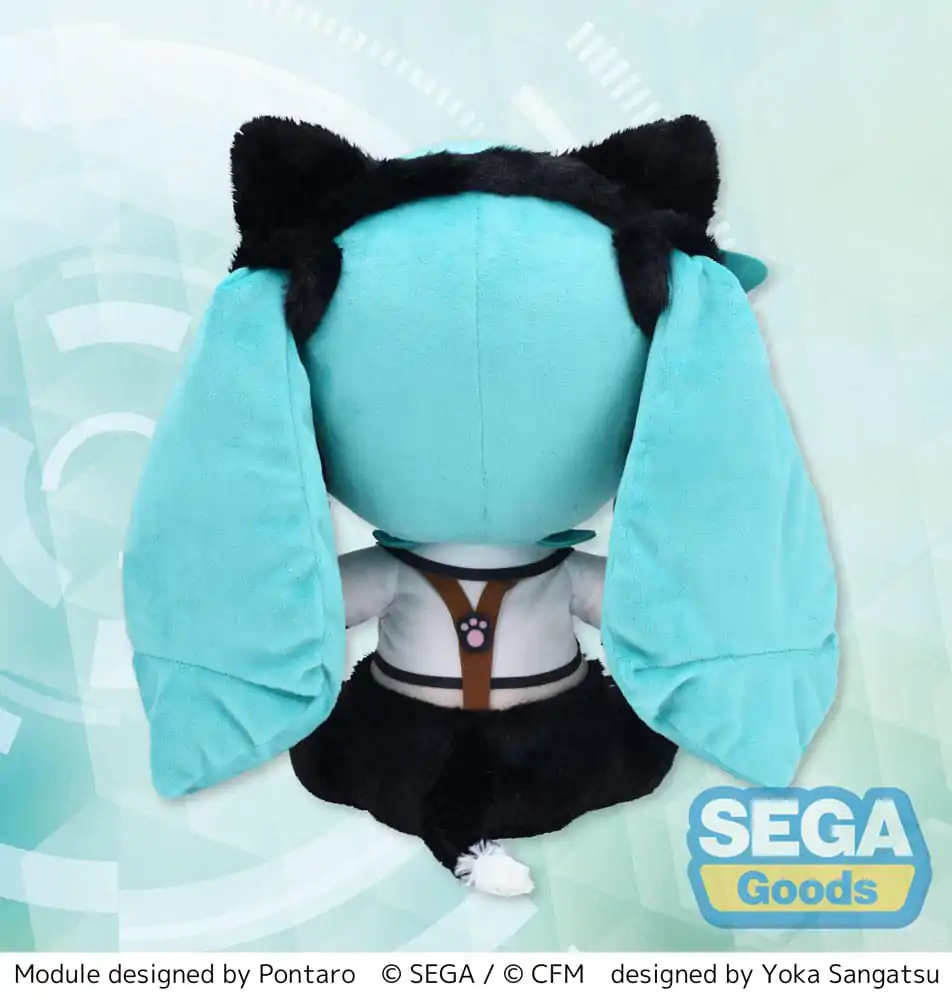 Hatsune Miku Project Diva Arcade Future Tone Fuwa Petit Plüschfigur Hatsune Miku Kitty Cat LL 30 cm Produktfoto