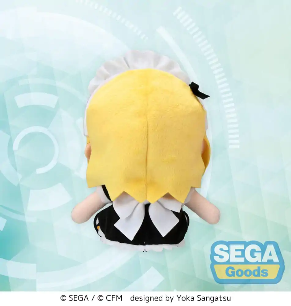 Hatsune Miku: Project DIVA Arcade Future Tone Fuwa Petit Plüschfigur Kagamine Rin Maid Ver. (EX) 16 cm Produktfoto