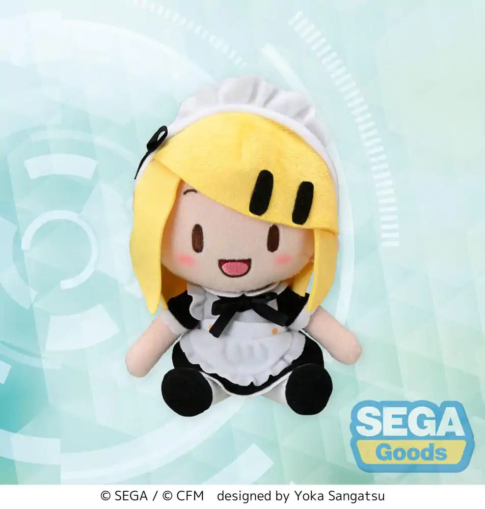 Hatsune Miku: Project DIVA Arcade Future Tone Fuwa Petit Plüschfigur Kagamine Rin Maid Ver. (EX) 16 cm Produktfoto