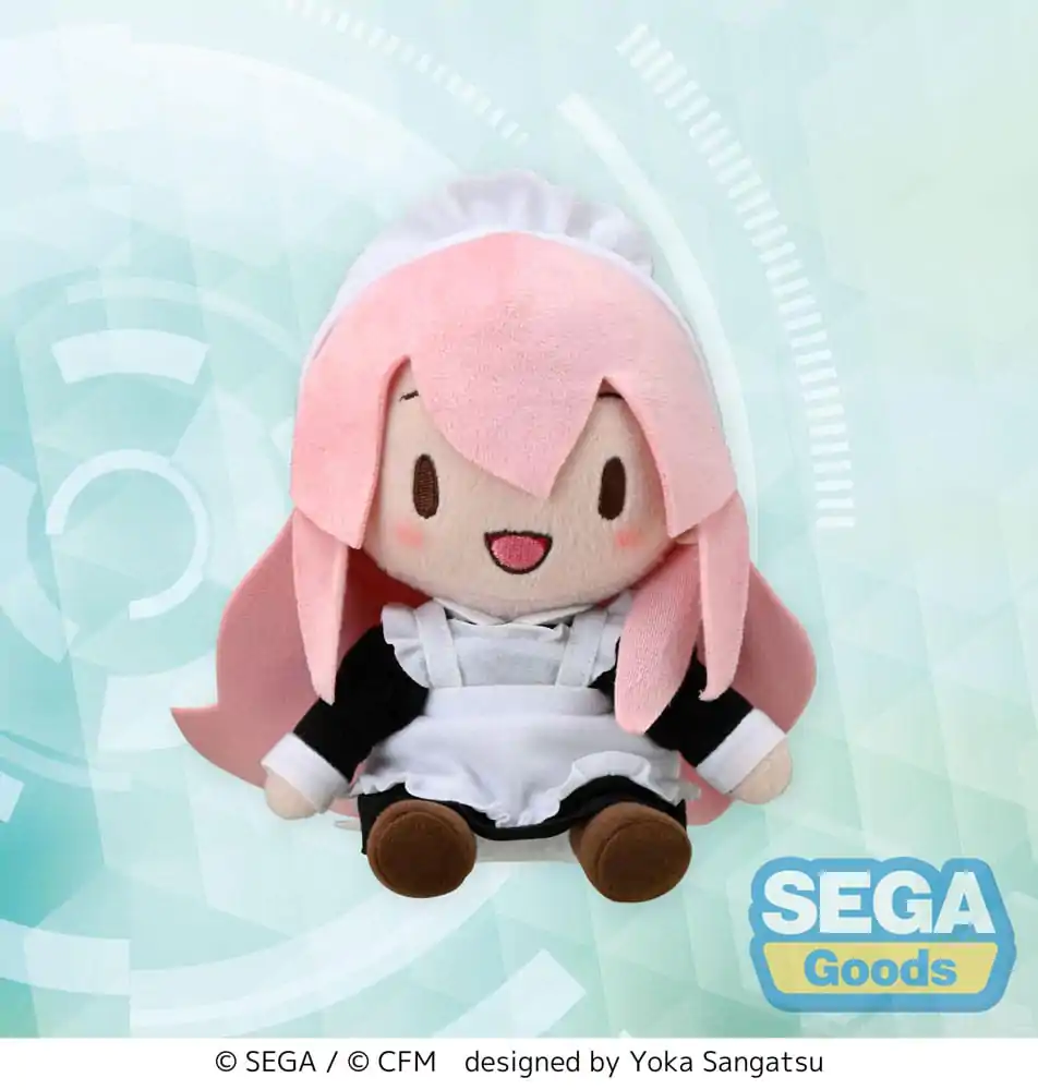 Hatsune Miku: Project DIVA Arcade Future Tone Fuwa Petit Plüschfigur Megurine Luka Maid Ver. (EX) 16 cm Produktfoto